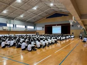 鳥栖高等学校講義風景　1