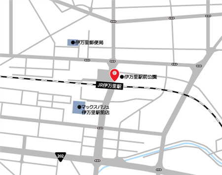 JR伊万里駅前地図