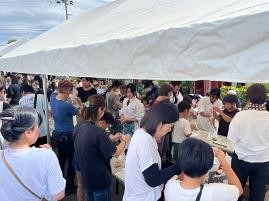 しょうゆ蔵開き会場全体の様子