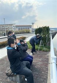 野鳥観察の様子2枚目